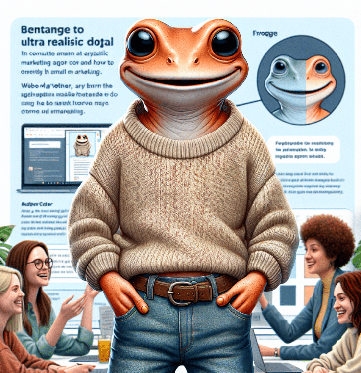 image IA, Froggy, comment faire emails marketing