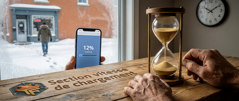 Entrepreneur québécois qui planifie son temps de production de contenu pour les réseaux sociaux