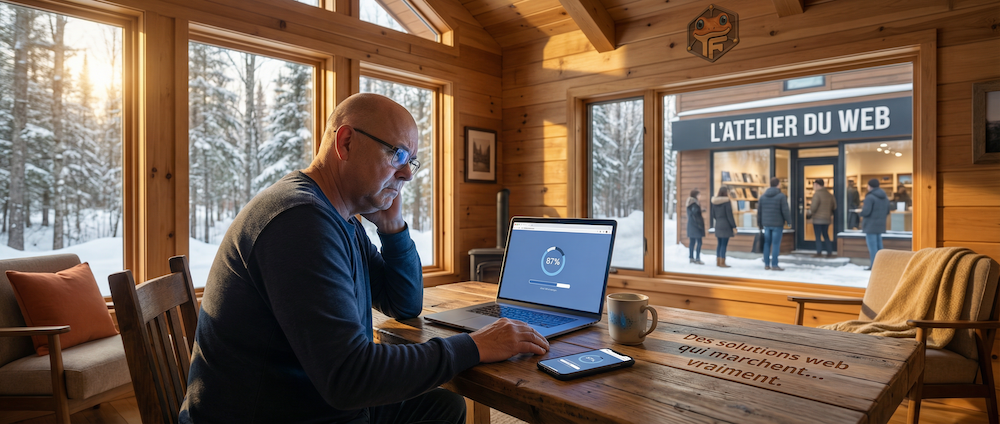 Présence en ligne qui rassure les clients potentiels d une PME québécoise