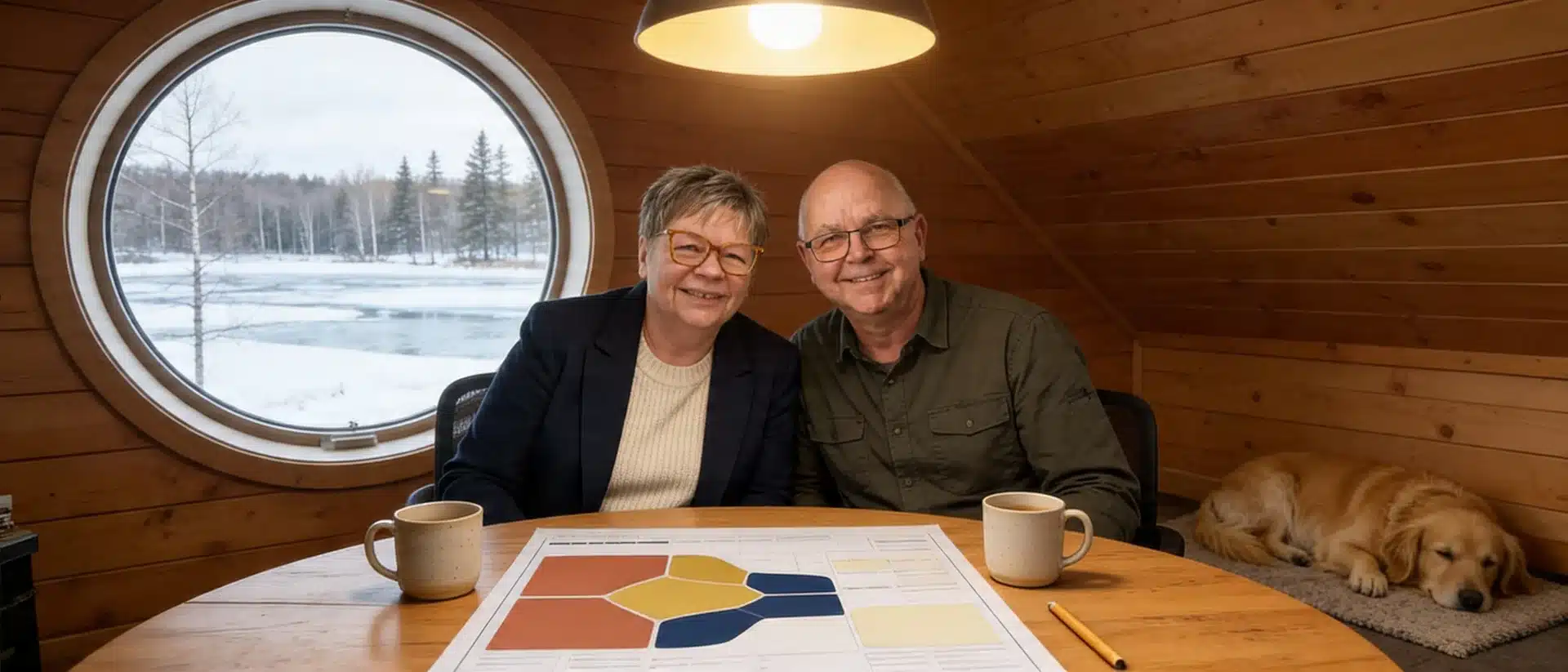 Entrepreneur québécois devant laptop cuisine — test des 3 clics audit marketing numérique PME Québec