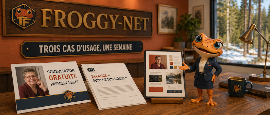 Page sociale complète et prête avant la première publication