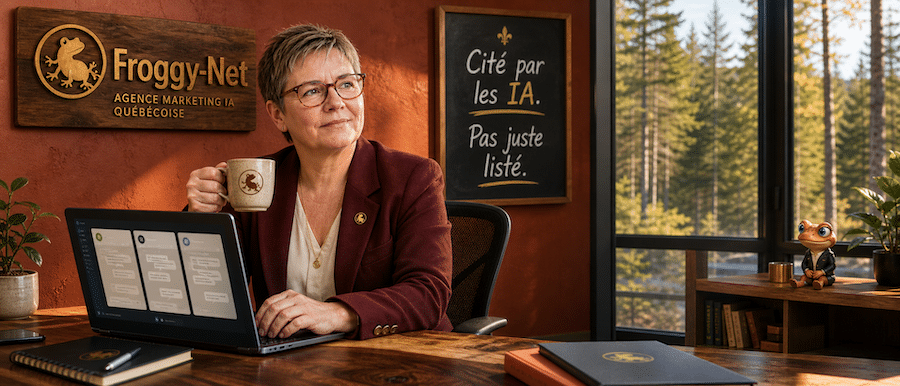 Programme AEO Froggy 6 mois — Sors dans les recherches IA