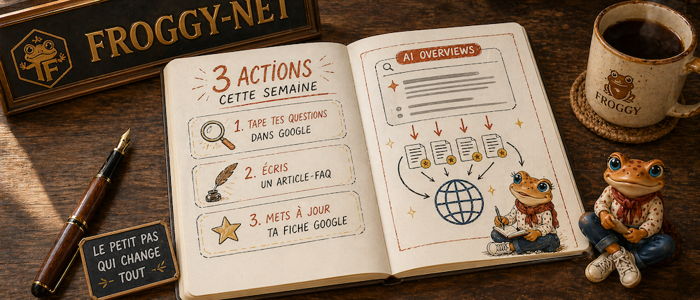 3 actions concrètes cette semaine pour se faire citer par les AI Overviews