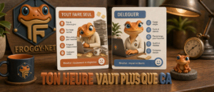 Déléguer son marketing quand t'es entrepreneur : ce que tu lâches, ce que tu gardes