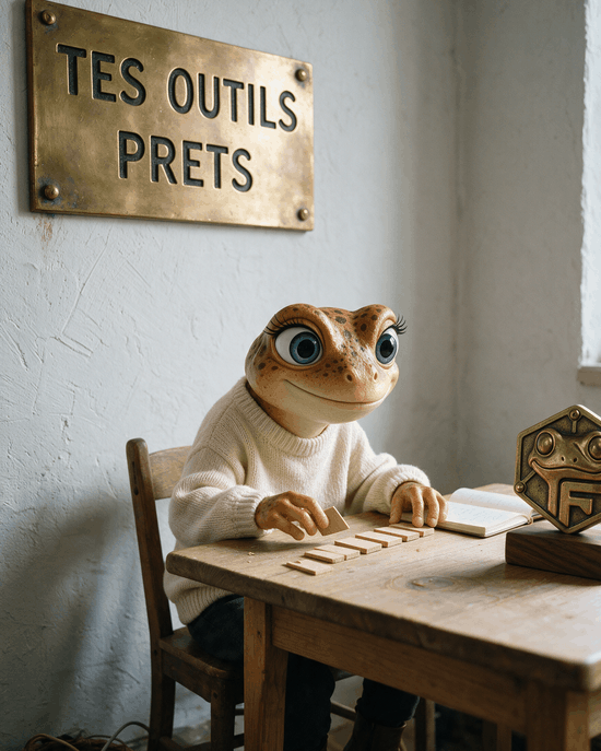 Mini Froggy présente le catalogue des 18 outils du forfait Éclosion