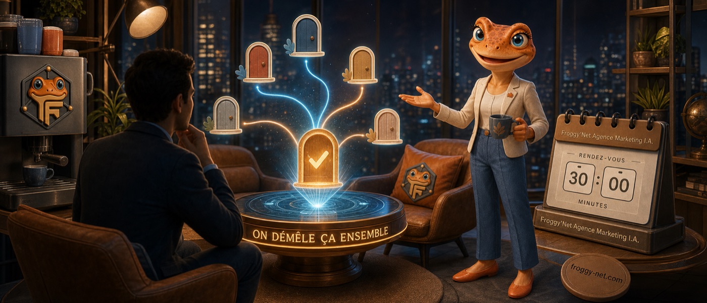 Mini Froggy transforme cinq portes en une méthode réutilisable au Café Zoom.