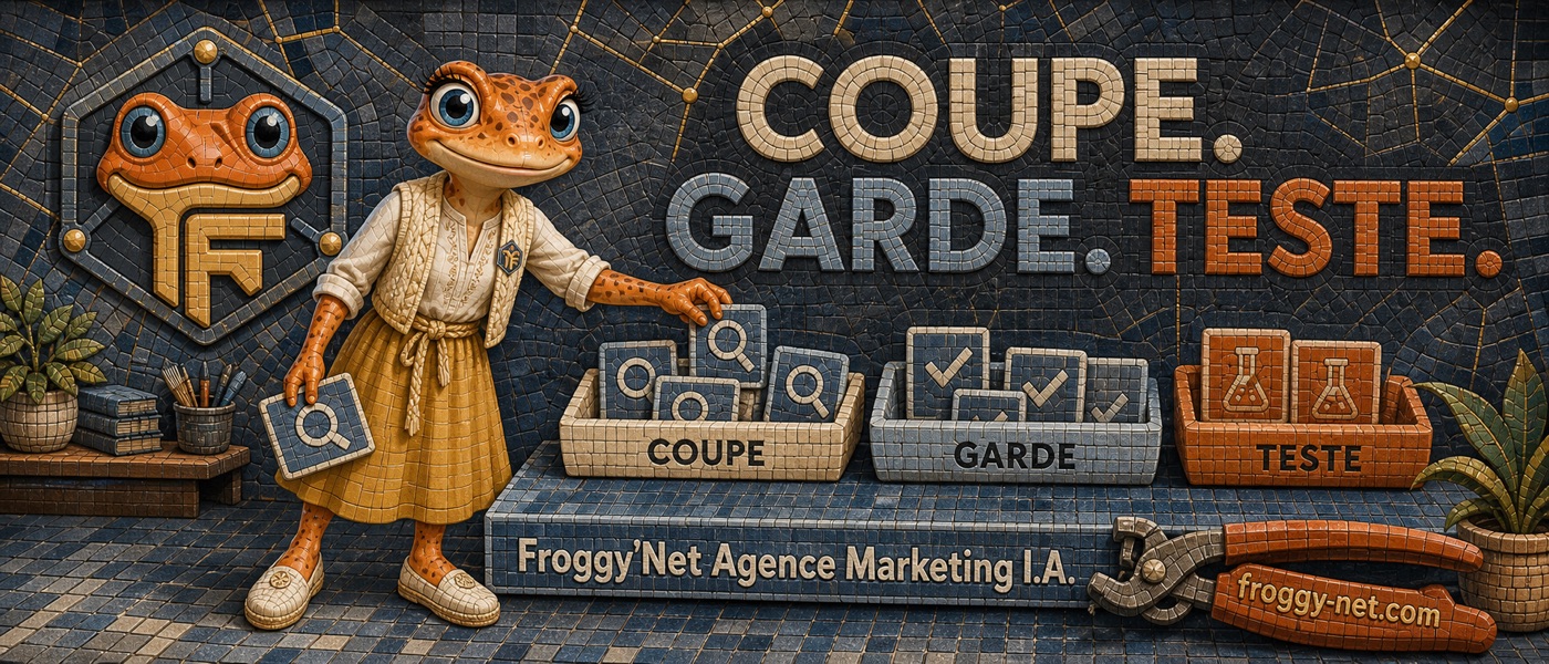 Mini Froggy trie les recherches Google Ads pour reconnaître les clics utiles. Illustration de la section 8.