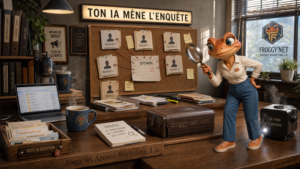 IA Gmail Google Drive : Mini Froggy transforme une rentrée chargée en mission claire.