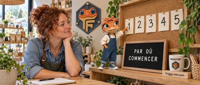 Être trouvé sur Google et les IA : par où commencer, une entrepreneure de Saint-Sauveur devant son plan en cinq gestes