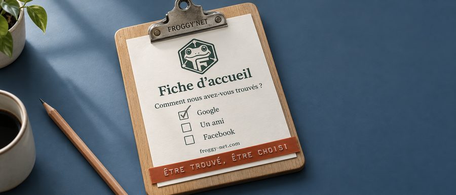 Marketing santé : une fiche d'accueil de clinique où la case Google est cochée