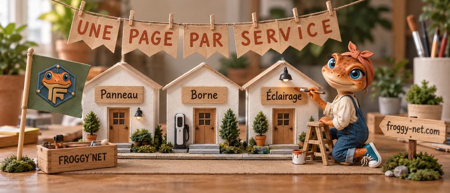Être trouvé sur Google : une page par service, pas quarante pages de villes copiées