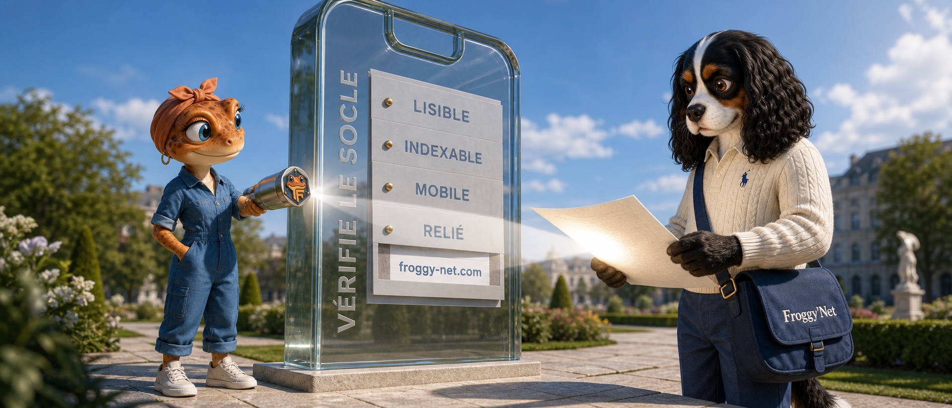 Mini Froggy vérifie un téléphone transparent marqué lisible indexable mobile et relié