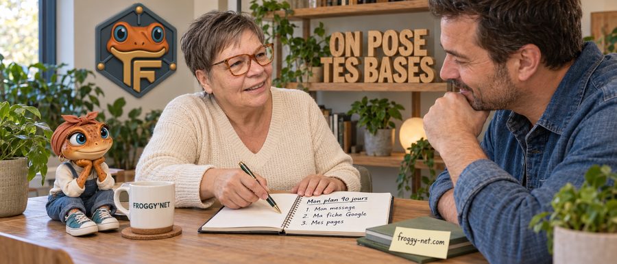 Être trouvé sur Google par où commencer : le Démarrage avec Valérie à la Maison Froggy