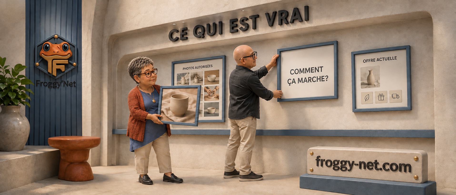 Val et Dan rassemblent les photos autorisées, les explications et l’offre actuelle.