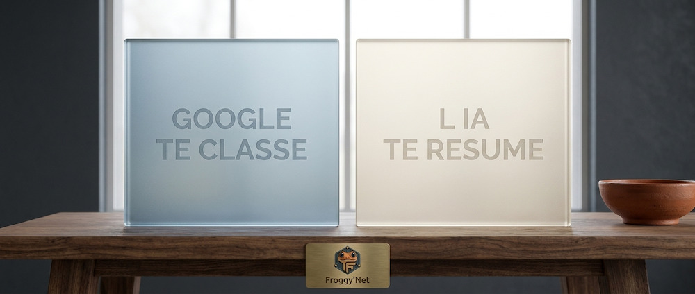 Google te classe, l'IA te résume : la différence entre les deux