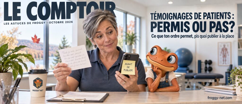 Témoignages de patients : une physiothérapeute des Laurentides hésite à publier la carte de remerciement d'un patient