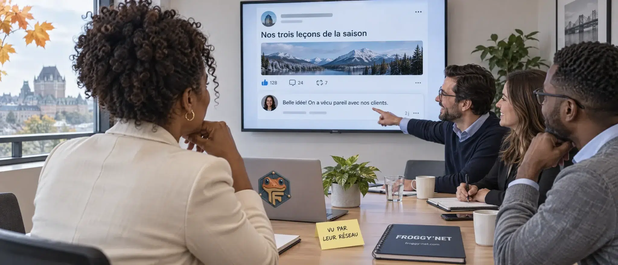 Commenter sur LinkedIn : un commentaire utile se montre devant le réseau de la personne qui a publié