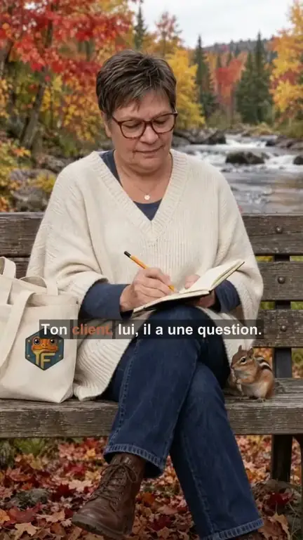 Vidéo : Huit secondes de bonjour, pis ton public part.