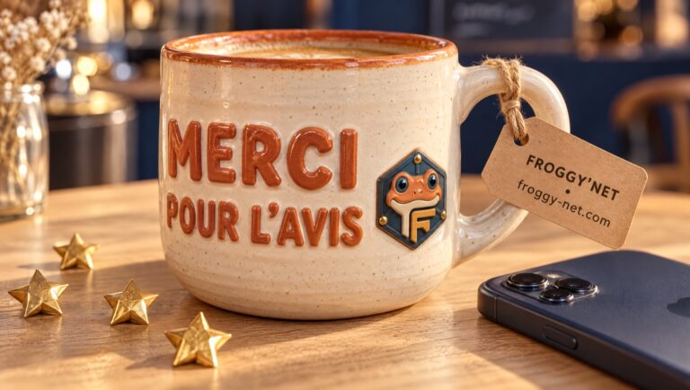 répondre aux avis Google : une boulangère lit un avis client sur son téléphone au comptoir